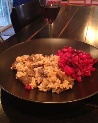 Домашний плов с говядиной