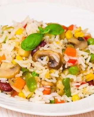 Легкий овощной плов