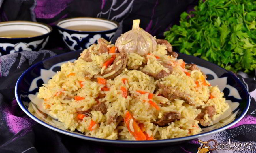 Рецепт мясного плова в мультиварке