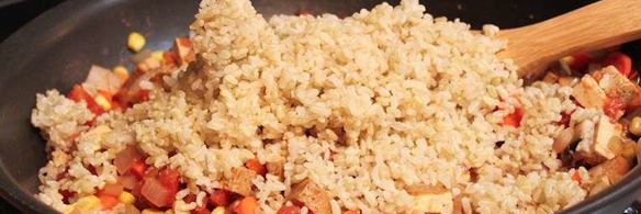 овощная паэлья с грибами