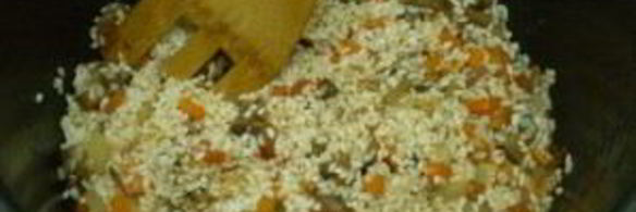 овощной плов с грибами