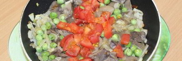 паэлья из перловой крупы и лесных грибов