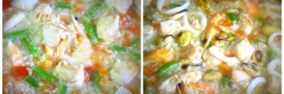 паэлья с курицей и морепродуктами