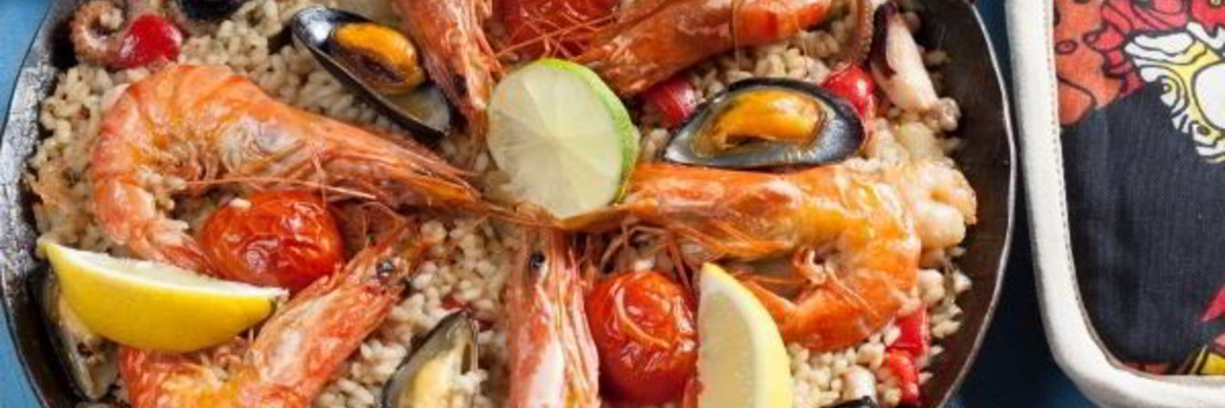 Паэлья с морепродуктами