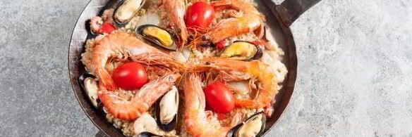 паэлья с морепродуктами