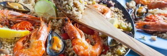 паэлья с морепродуктами