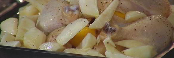 пилав с цыпленком и топинамбуром