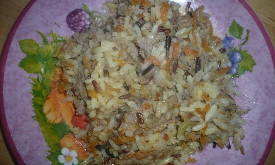 Рецепт плова 4 риса с фаршем из индейки