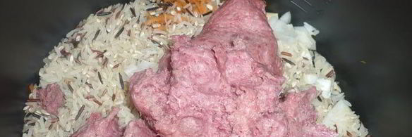 плов 4 риса с фаршем из индейки
