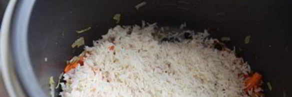 плов без мяса в мультиварке