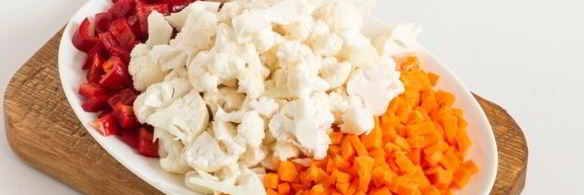 плов из булгура с цветной капустой и перцем