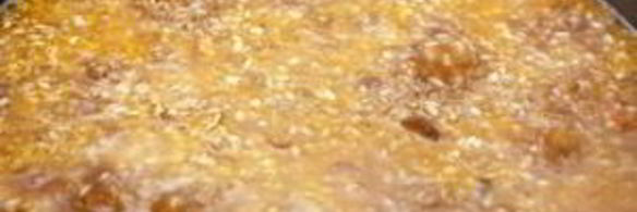 плов из бурого риса со свининой