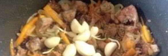 плов из бурого риса