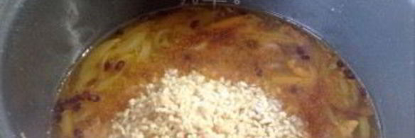 плов из бурого риса