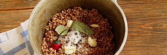 плов из гречки с мясом и тыквой