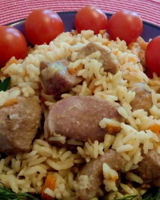 Плов из индейки