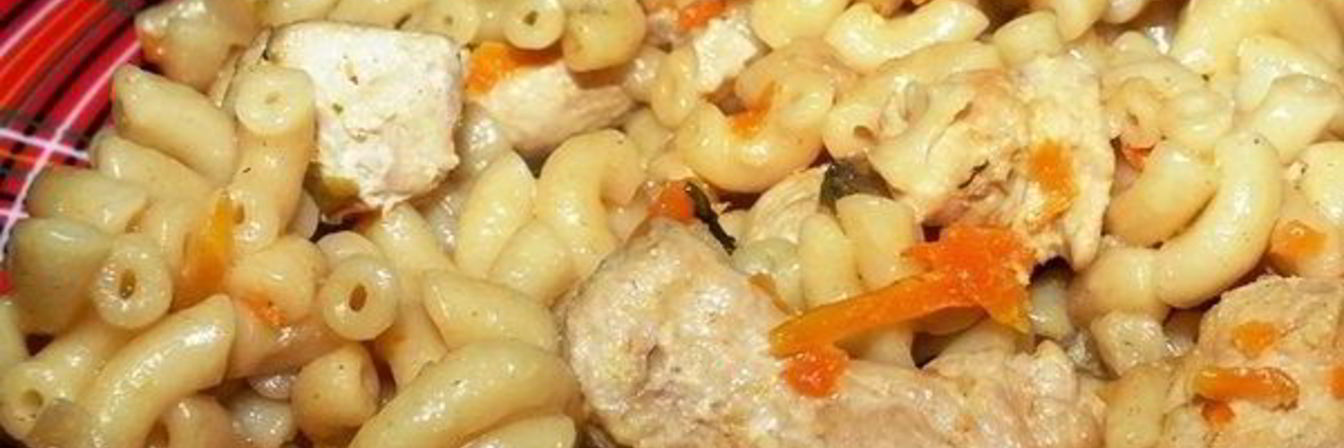 Плов из макарон