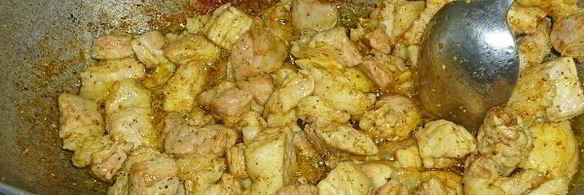 плов из свиной грудинки