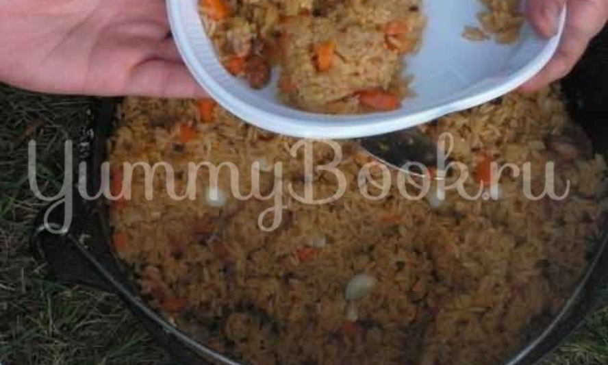 Рецепт плова на костре