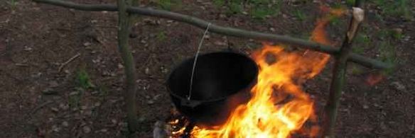 плов на костре