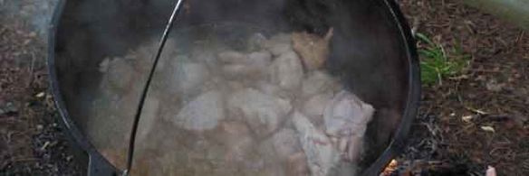 плов на костре