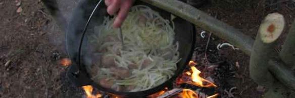 плов на костре