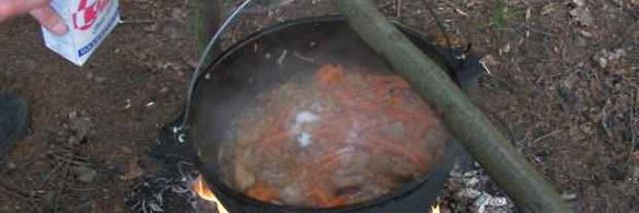 плов на костре