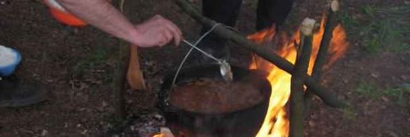 плов на костре