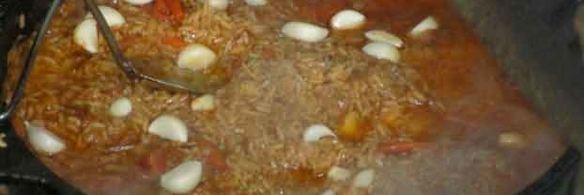 плов на костре