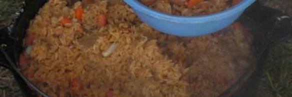 плов на костре