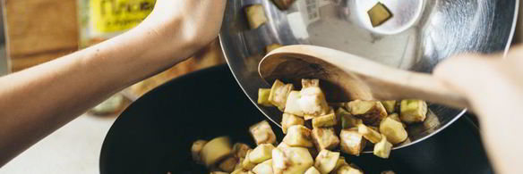 плов с баклажанами