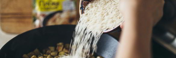 плов с баклажанами