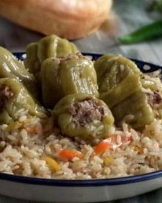 Плов с болгарским перцем