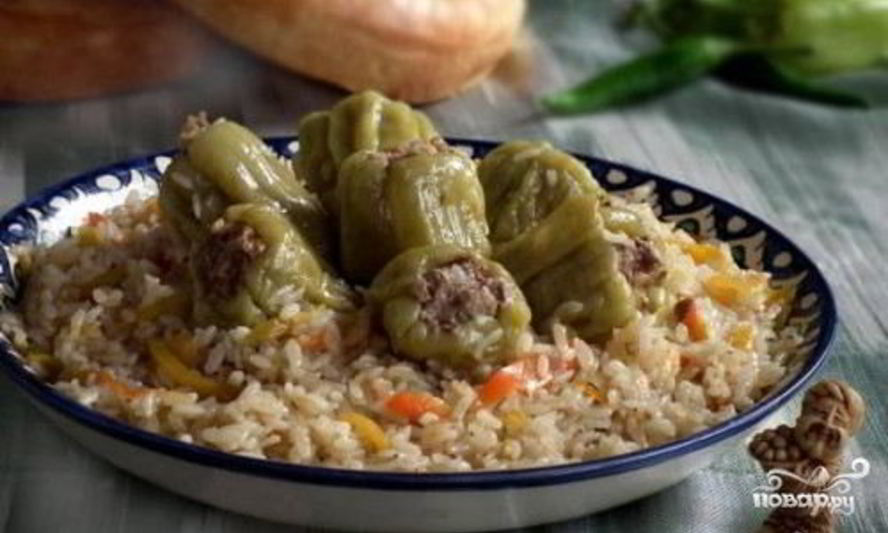 Рецепт плова с болгарским перцем