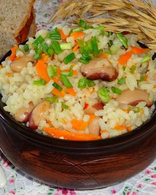 Плов с фасолью