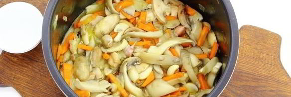 плов с грибами в мультиварке