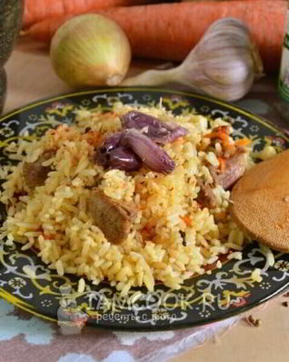 Плов с индейкой в мультиварке