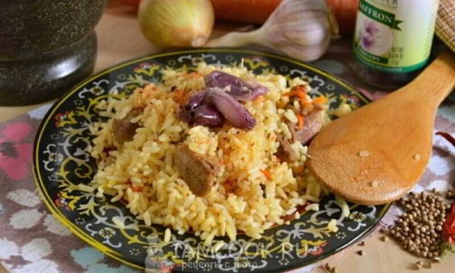 Рецепт плова с индейкой в мультиварке