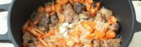 плов с кроликом