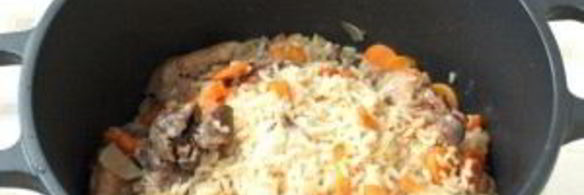 плов с кроликом