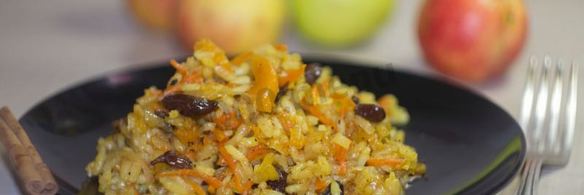 плов с курагой и изюмом