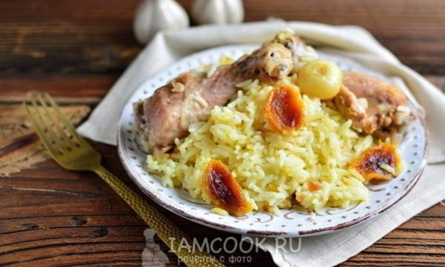 Рецепт плова с куриными ножками в мультиварке