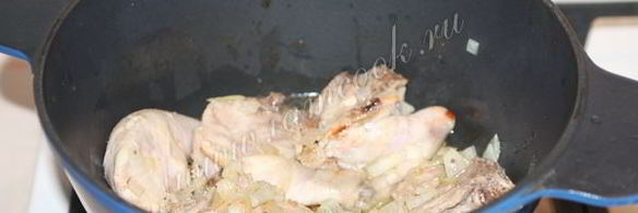 плов с курицей и свининой