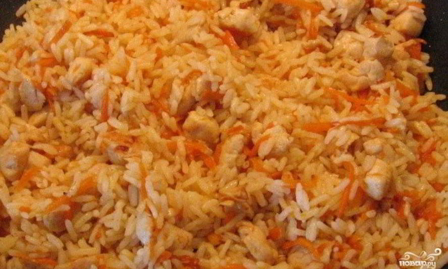 Рецепт плова с курицей в кастрюле