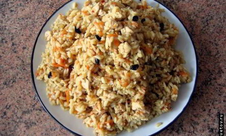 Рецепт плова с курицей