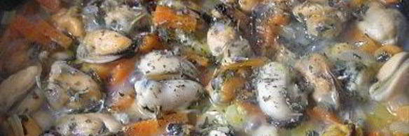 плов с мидиями и шалфеем