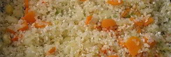 плов с мидиями и шалфеем