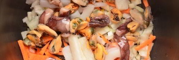 плов с морепродуктами в мультиварке