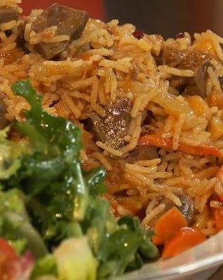 Плов с телячьими потрохами