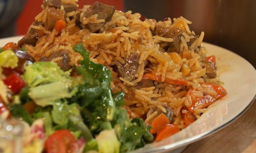 Рецепт плова с телячьими потрохами